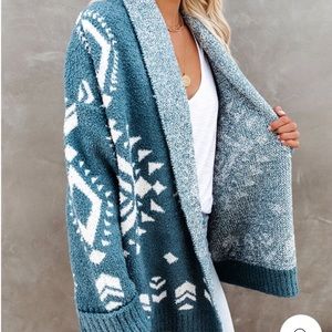 Coyote Hills Soft Knit Cardigan - Dark Teal